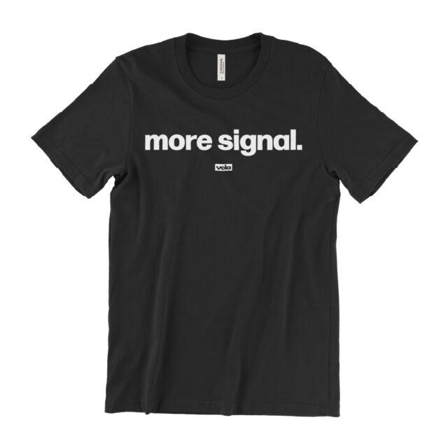 More Signal T-Shirt (Black)