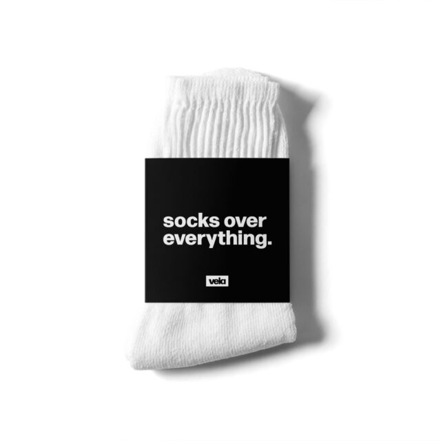 Socks over everything (White)